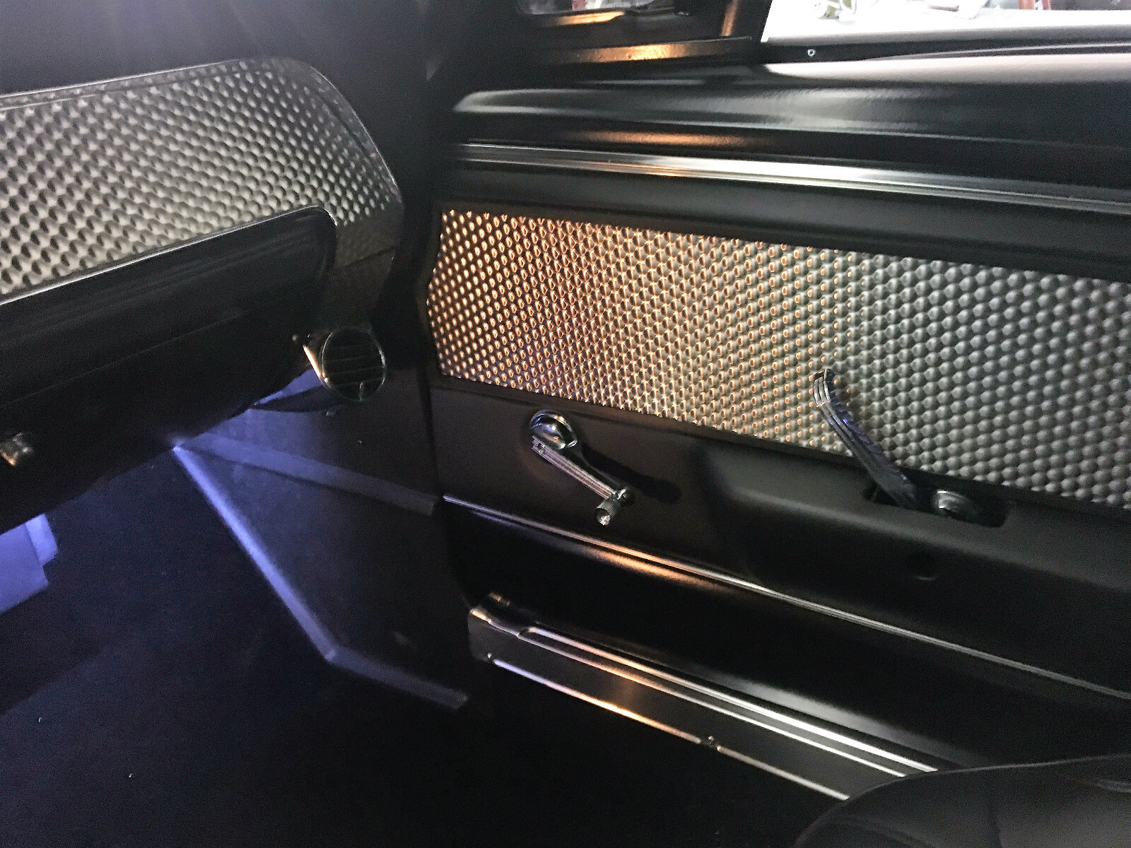 1967 1968 Mustang Door Panels Custom Stainless. Made by Desert Classic Mustangs
