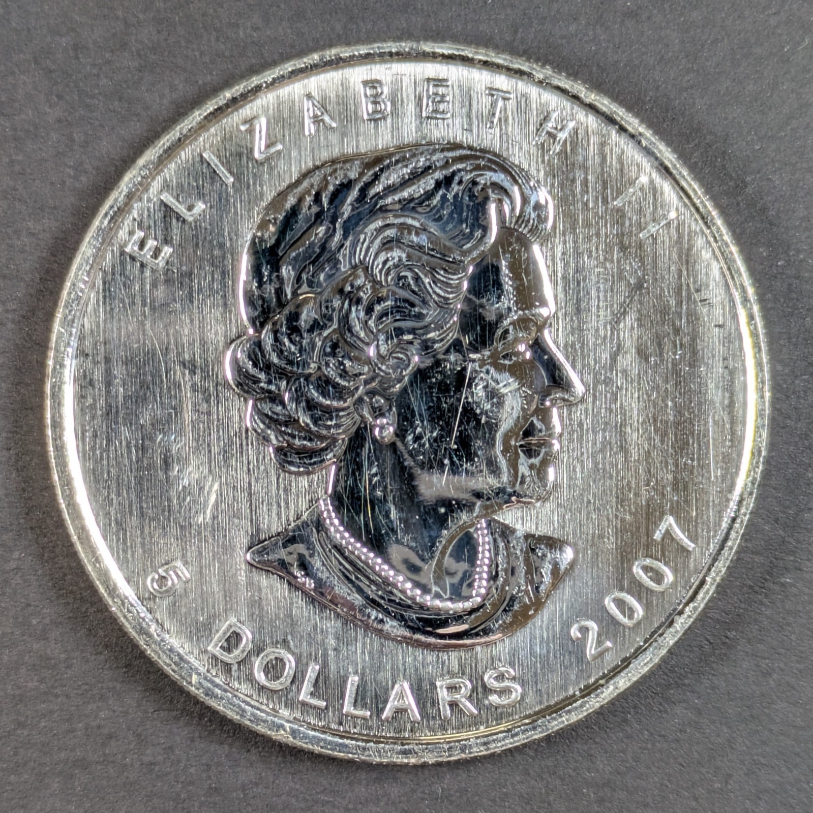 2007 Canada Maple Leaf 1oz .9999 Fine Silver UNC 2007 Canada Maple Leaf 1oz .9999 Fine Silver UNC