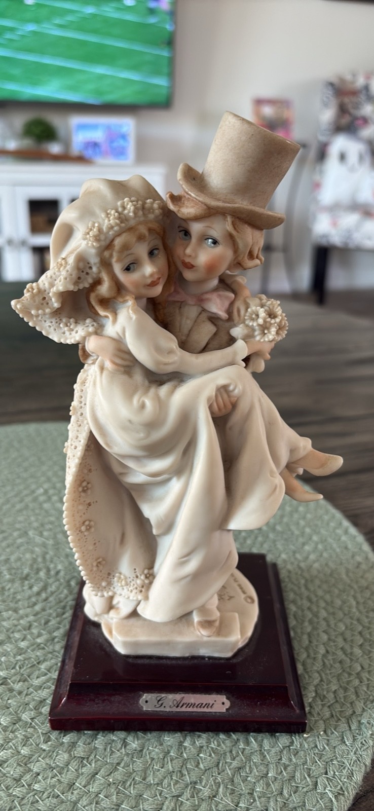 VTG 1986 Original Giuseppe G. Armani Just Married Figurine 1157-F Florence ITALY VTG 1986 Original Giuseppe G. Armani Just Married Figurine 1157-F Florence ITALY