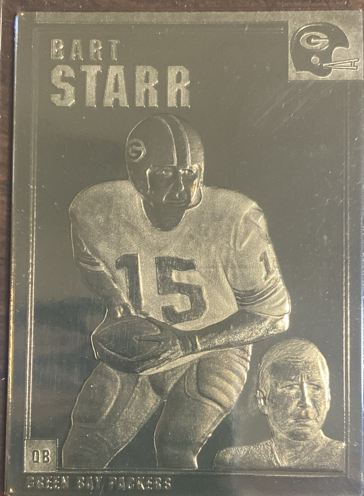 1999-2001 Danbury Mint 22K Gold Legends - Bart Starr #11