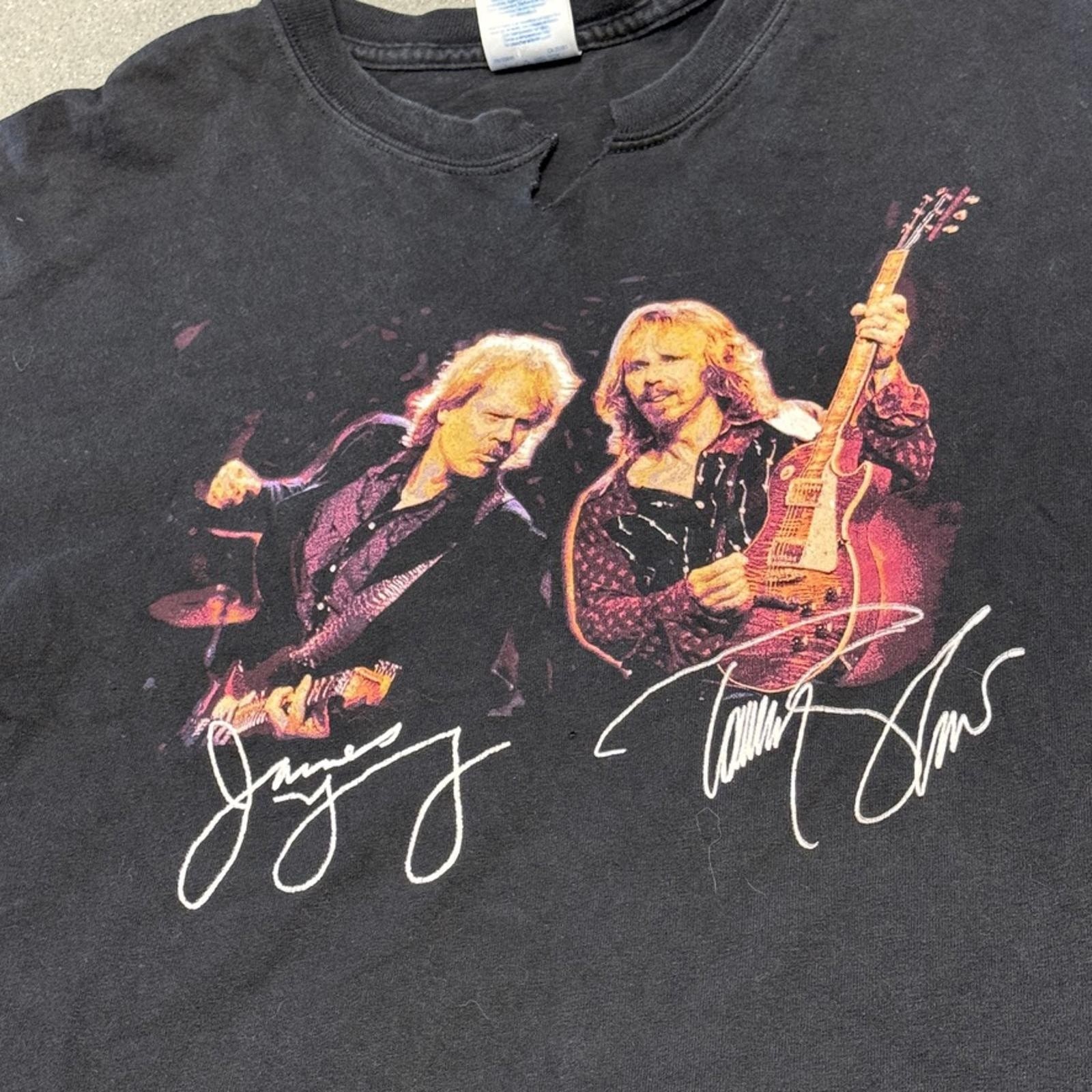 VTG 2004 Styx North American Tour Tee Medium Black Rock Band Shirt Gildan