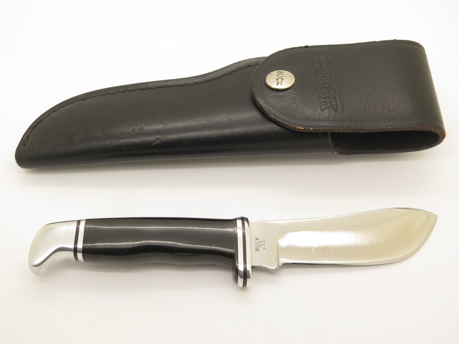 Vintage 1972 Buck 103 Skinner Inverted 3 Three Liner Fixed Blade Hunting Knife Vintage 1972 Buck 103 Skinner Inverted 3 Three Liner Fixed Blade Hunting Knife