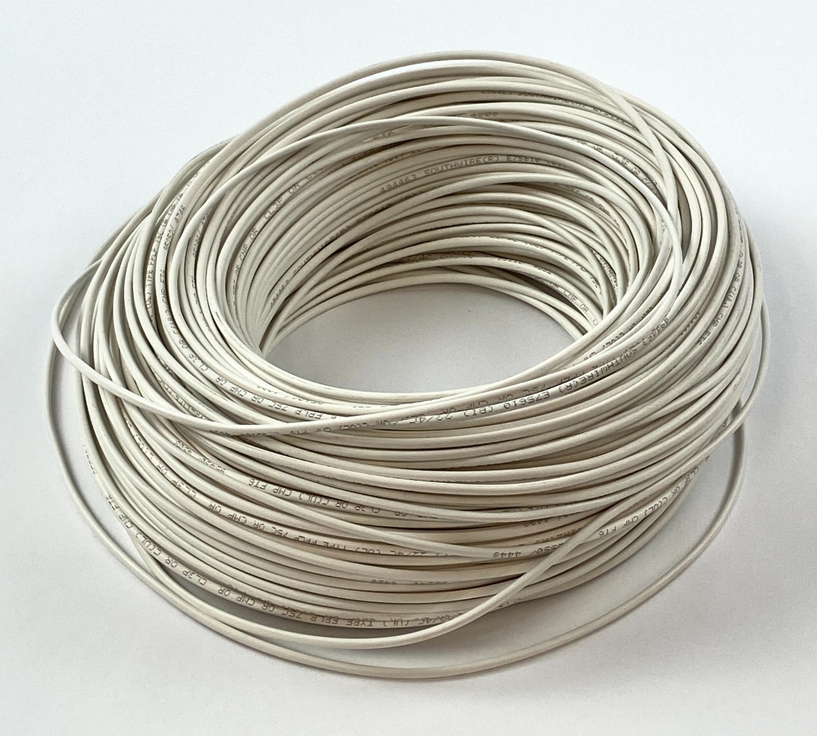 Southwire 22/4 Stranded Wire 500ft Cable White E75610 22 AWG 4 Conductor