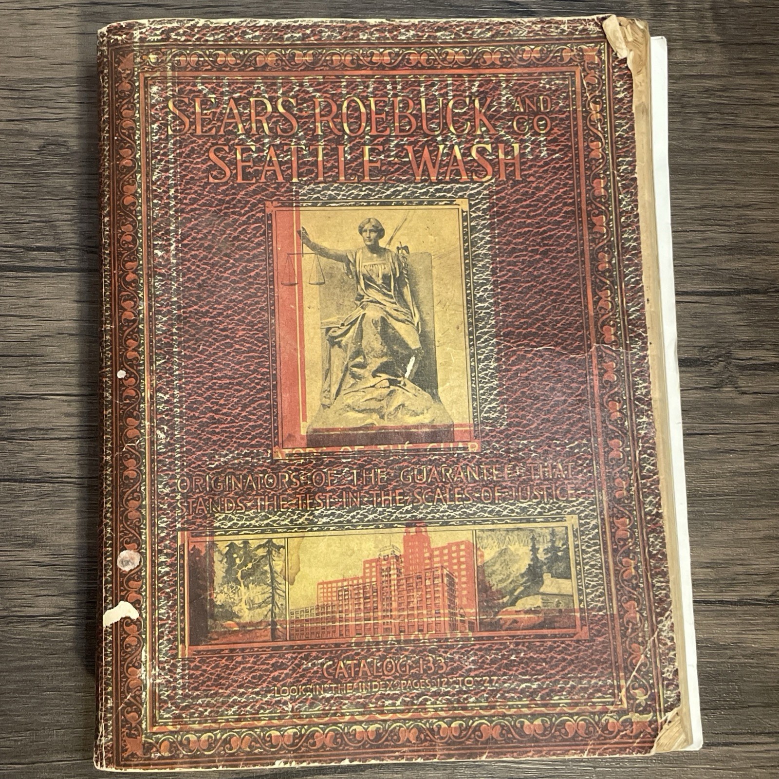 RARE SEARS MISPRINT 1913 Antique Sears Catalog no. 133