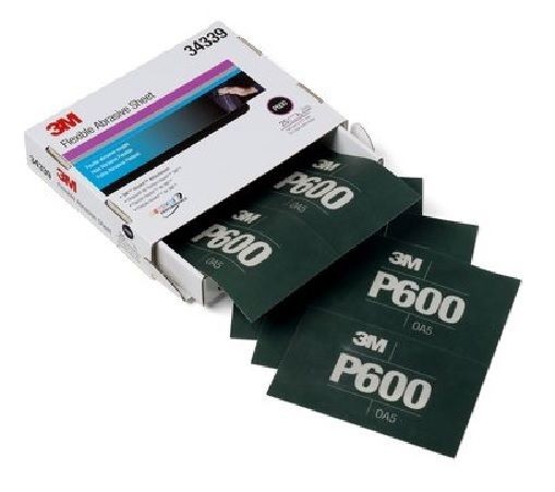 3M 34339 Hookit 270J Flexible Abrasive Sheet 600 Grit