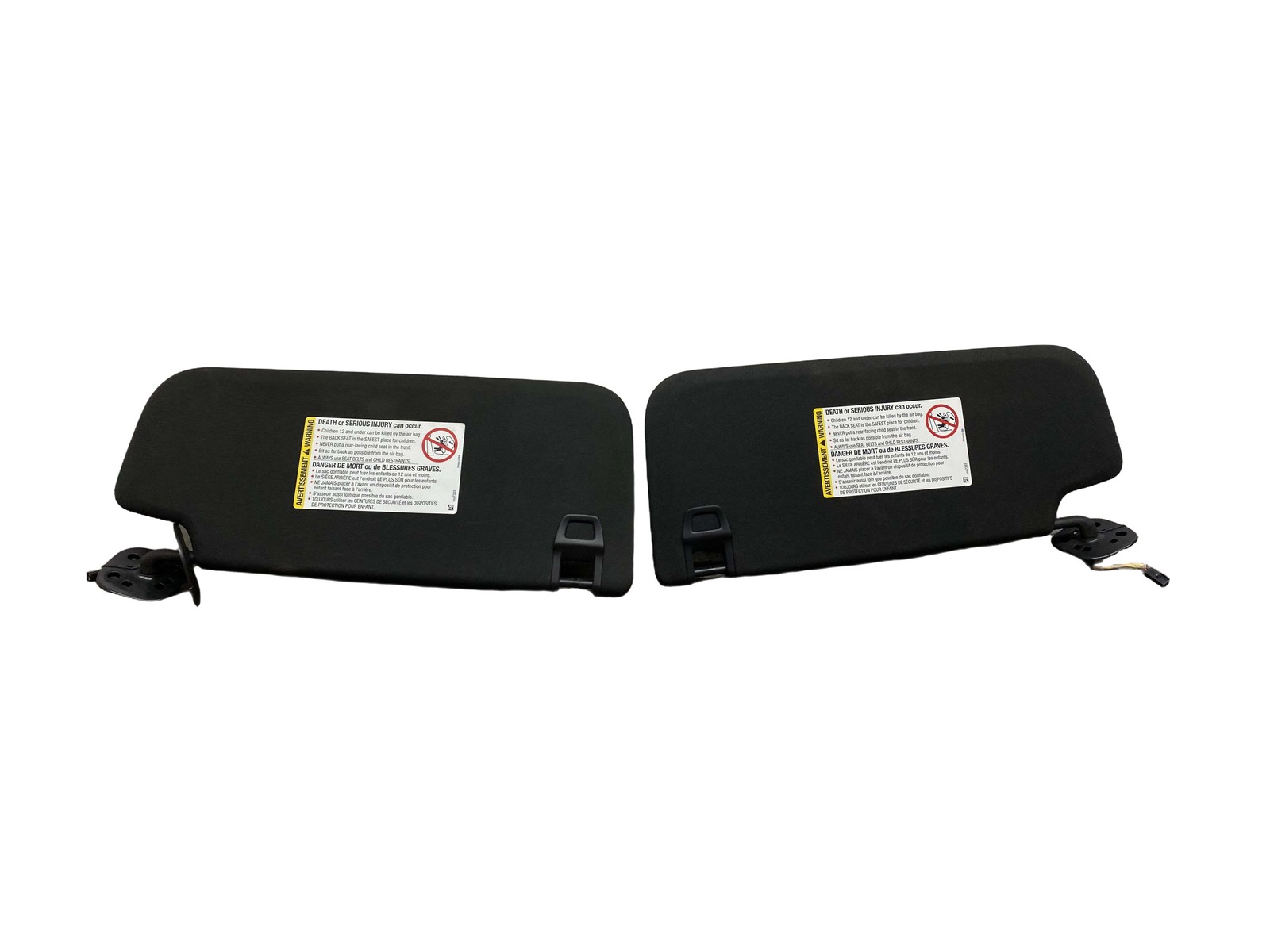 2020-2026 GMC SIERRA 3500 AT4 FRONT RIGHT LEFT SUN VISOR W/ ILLUMINATION SET OEM