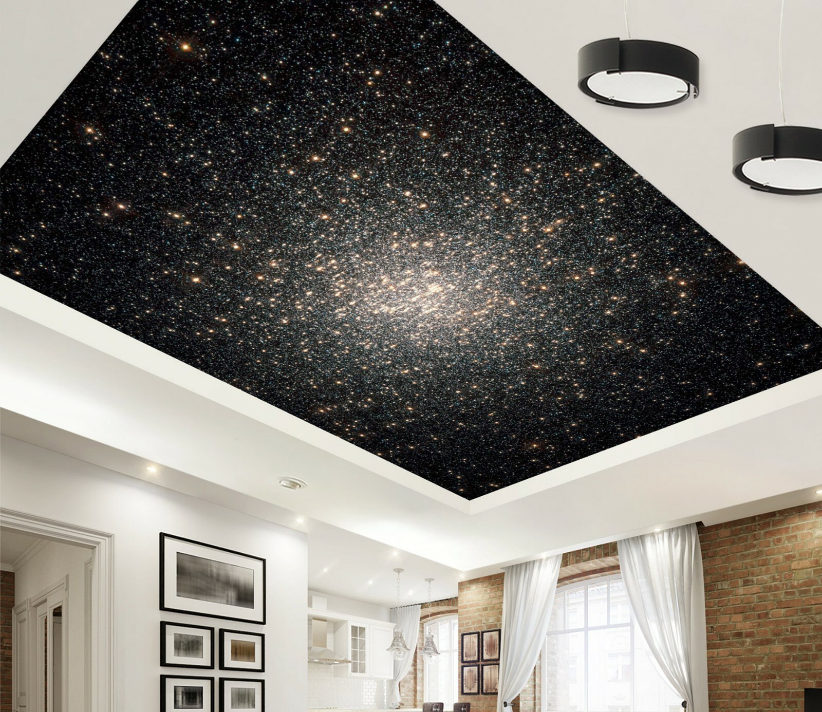 3D Starry Sky NA3773 Ceiling WallPaper Murals Wall Print Decal AJ US Fay