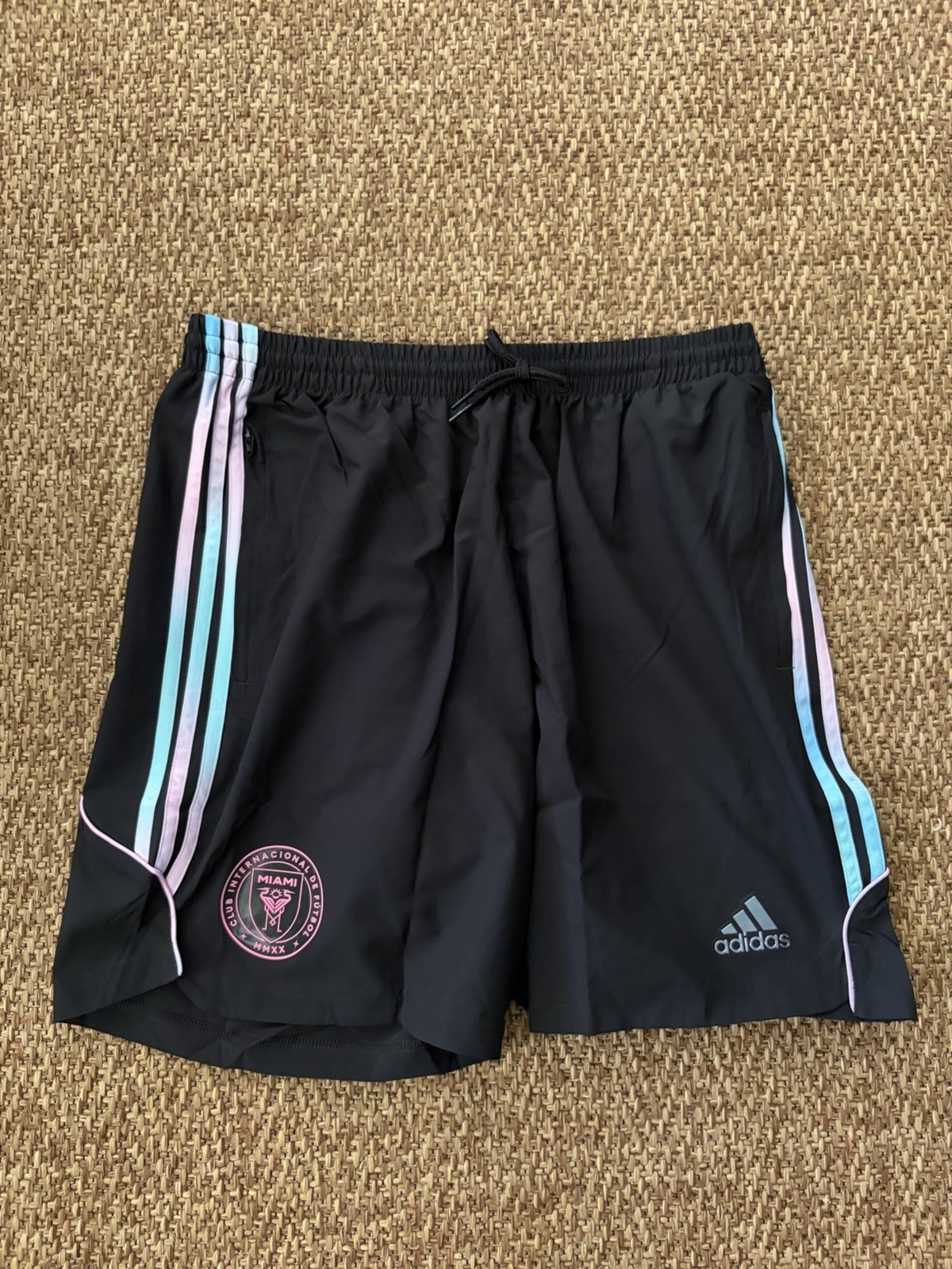 Adidas Inter Miami x Audi F1 Team Shorts Black Men\'s Size Large KW4781