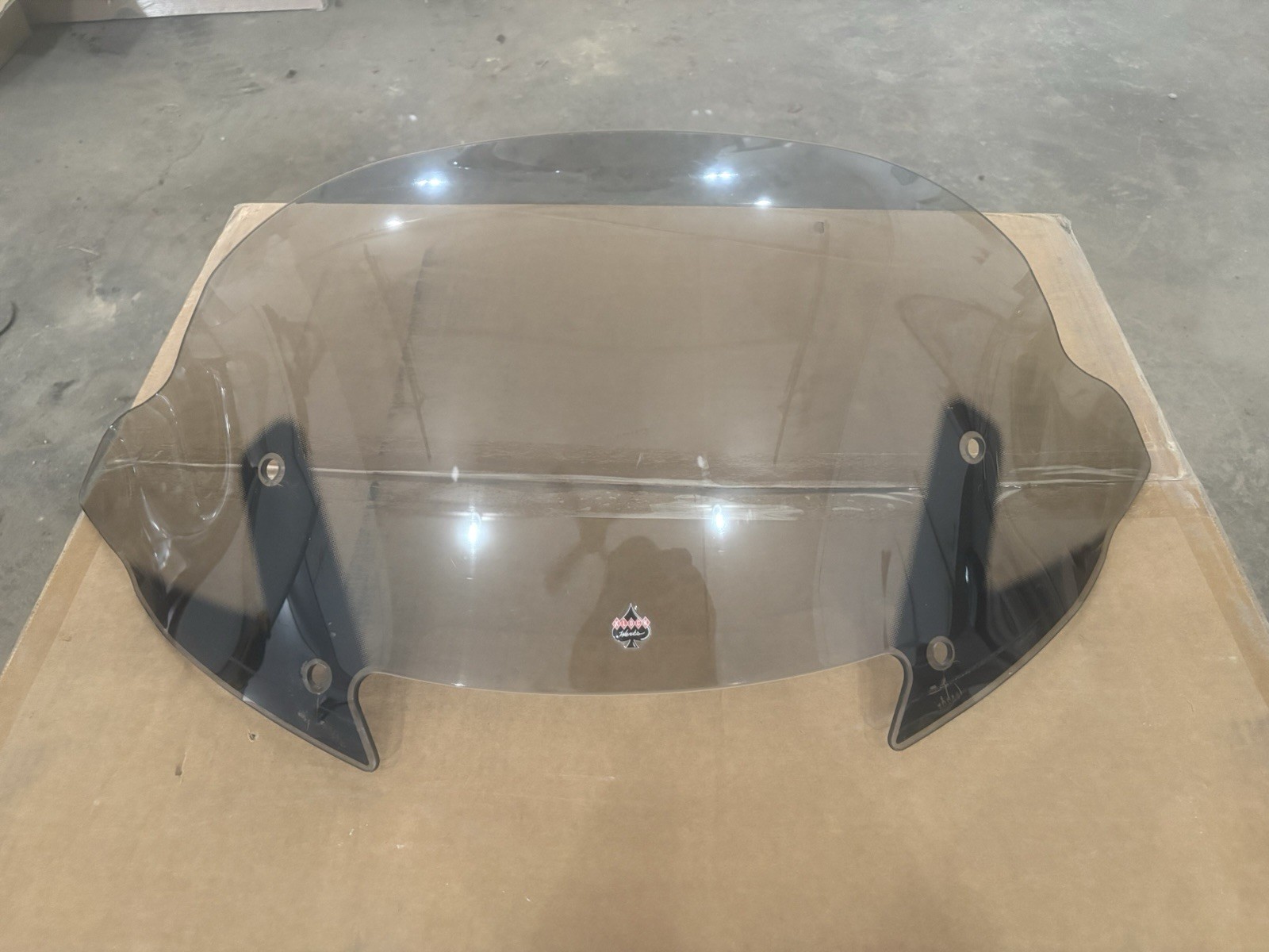 Victory Cross Country Smoked 11” Klock Werkz Windshield