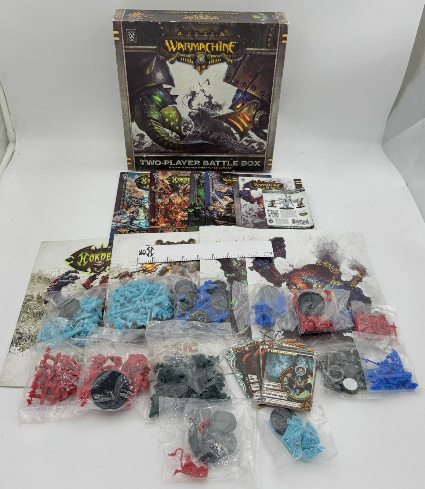 WarMachine 2 player Battle Box Starter Set Open Box Sealed Contents Missing Some WarMachine 2 player Battle Box Starter Set Open Box Sealed Contents Missing Some