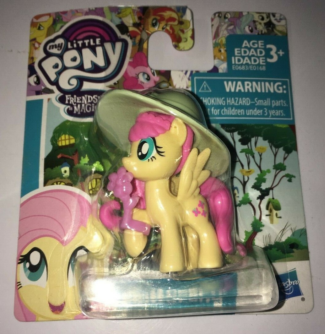 My Little Pony Fluttershy 2 Inch Figure Friendship Magic with 2 Accessories New 