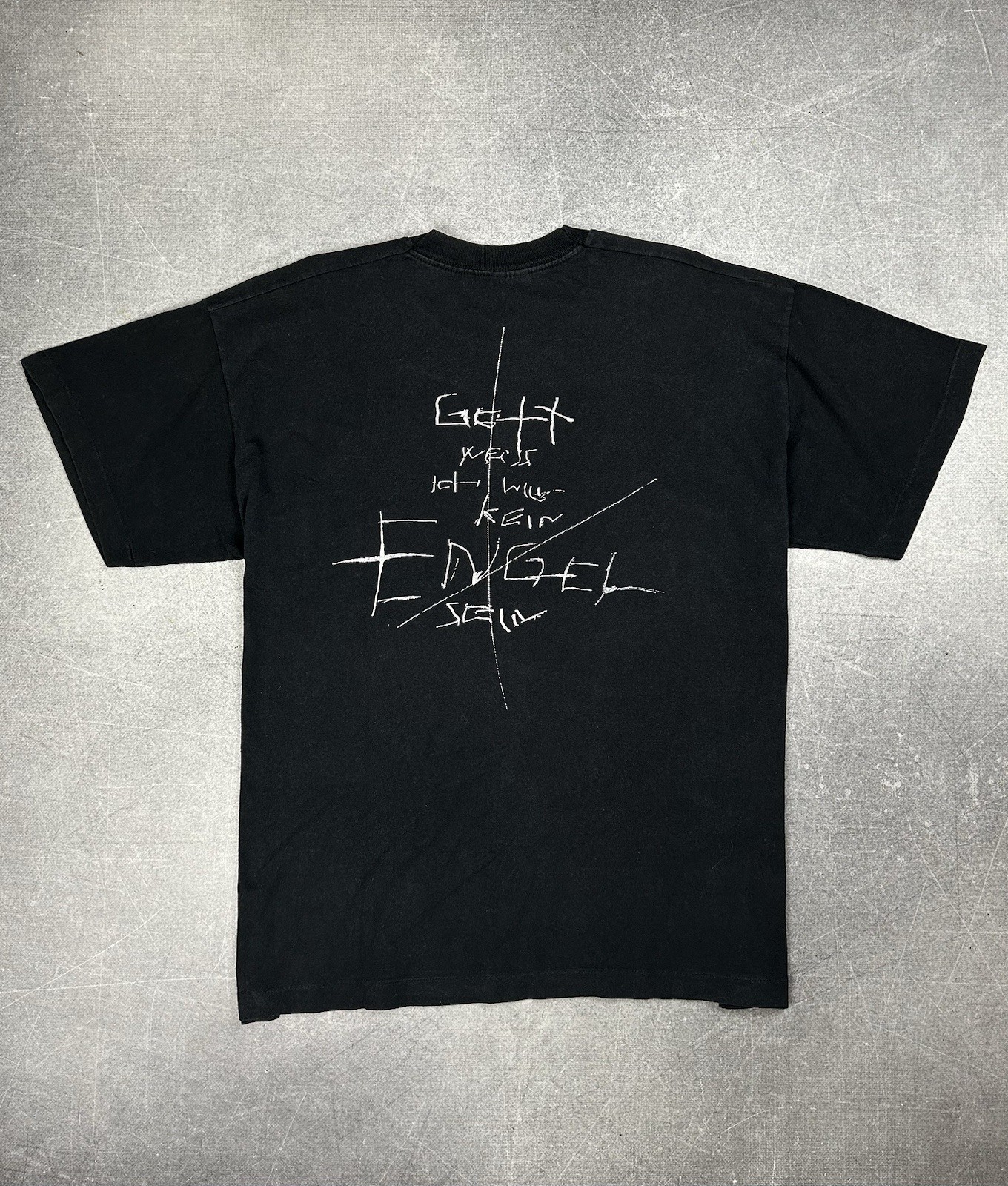 Rare 1997 Rammstein Engel Screen Stars Single Stitch Tee Rock Band Men’s (XL)