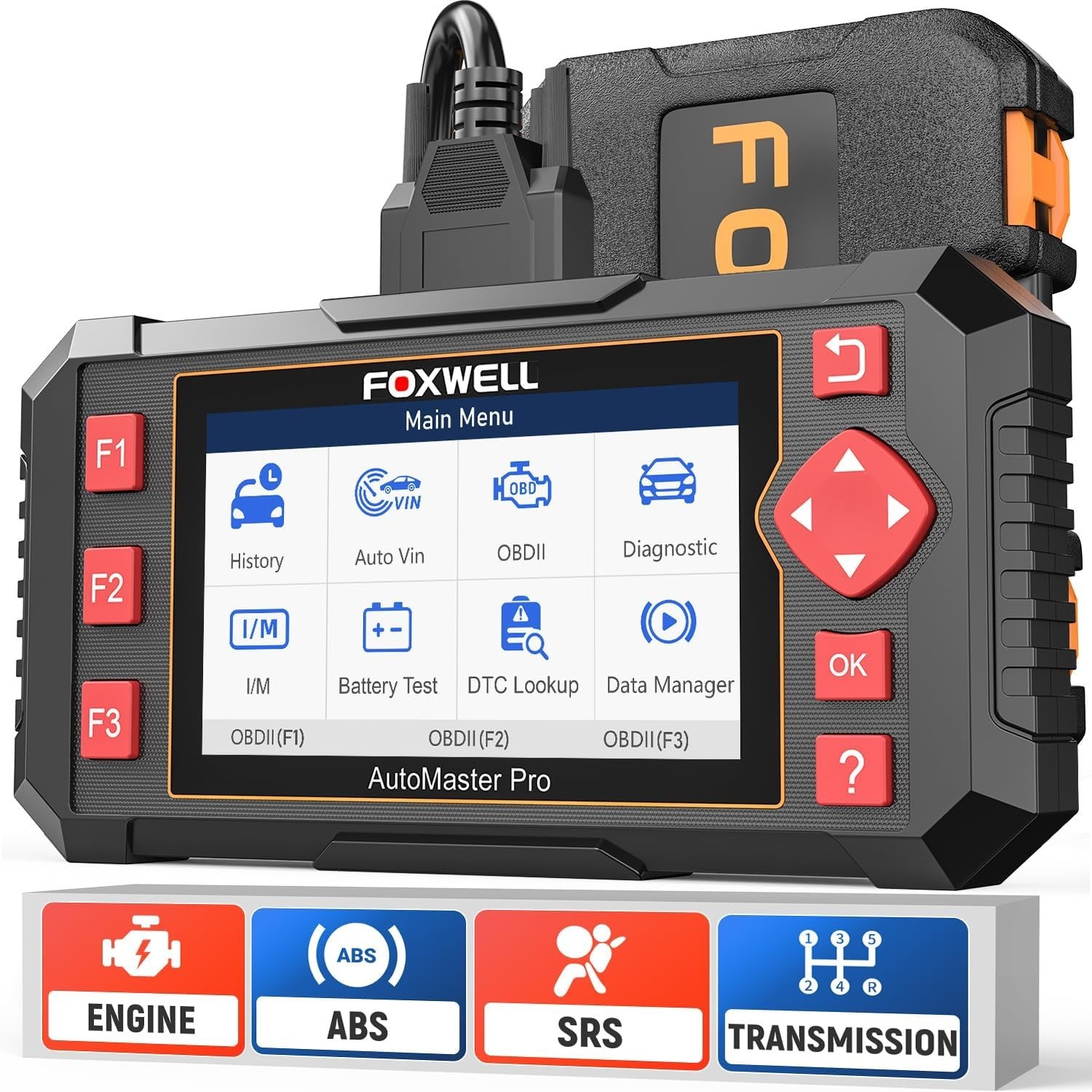 FOXWELL Car Scanner NT604 Elite OBD2 Scanner ABS SRS Transmission