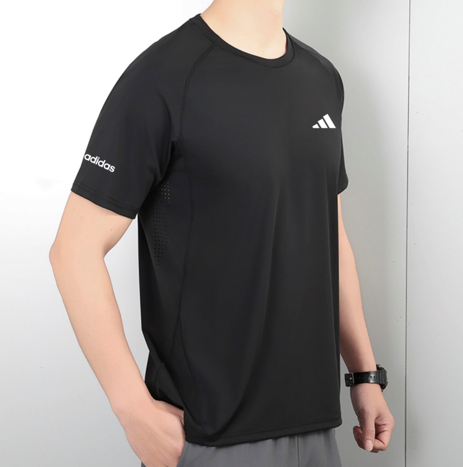 Adidas Climalit Ultimate Tee Athletic Performance T Shirt Men Adidas Climalit Ultimate Tee Athletic Performance T Shirt Men