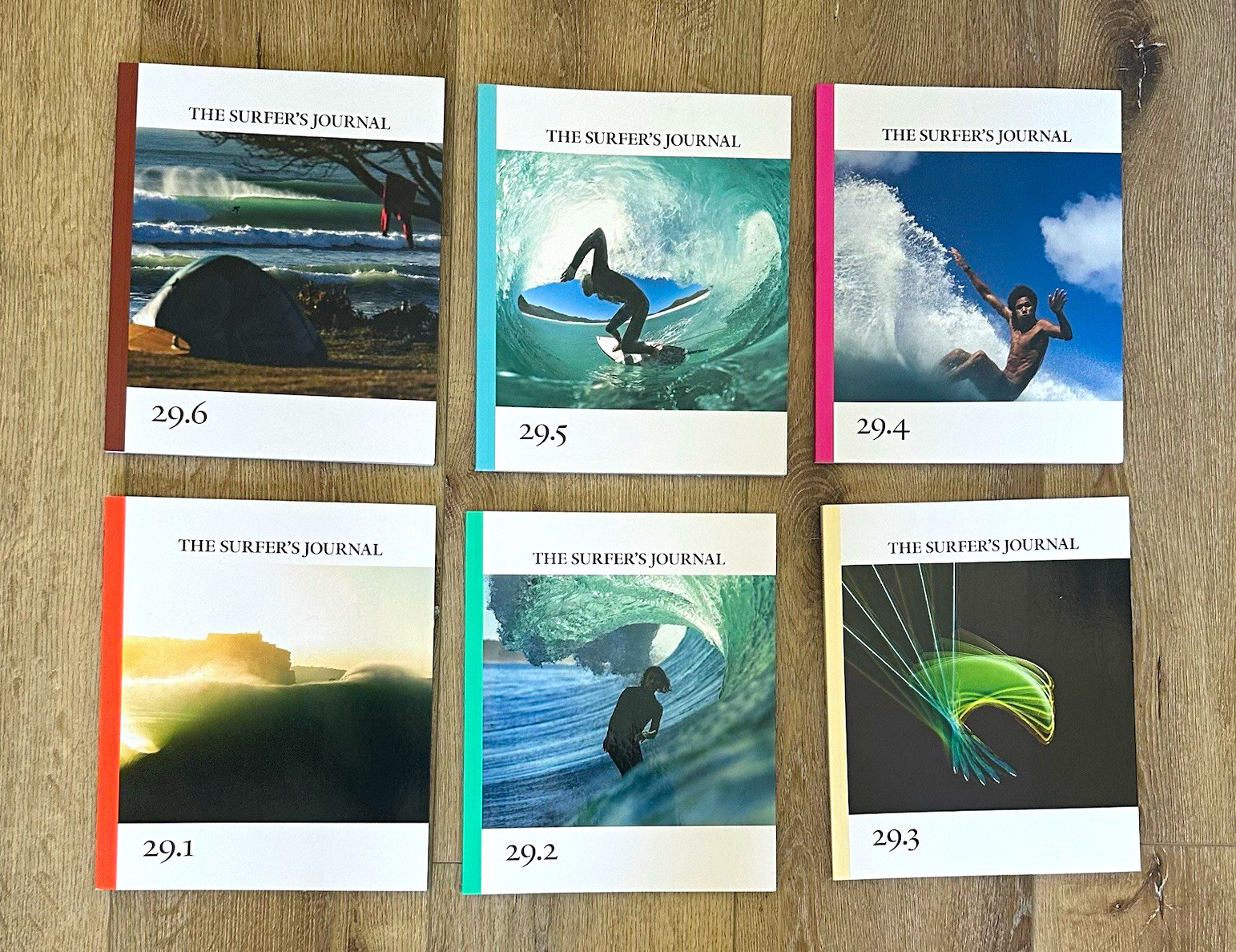 The Surfer\'s Journal Surfing Magazine Vol. 29 Issues 29.1-29.6 2020 Complete Set