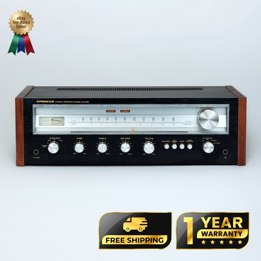 Pioneer SX-450 Vintage Stereo Receiver – Restored – 1-Year Warranty
