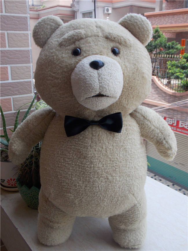 New Ted 2 Movie TED the Bear Black Bow Tie PLUSH Doll Soft Toy 18