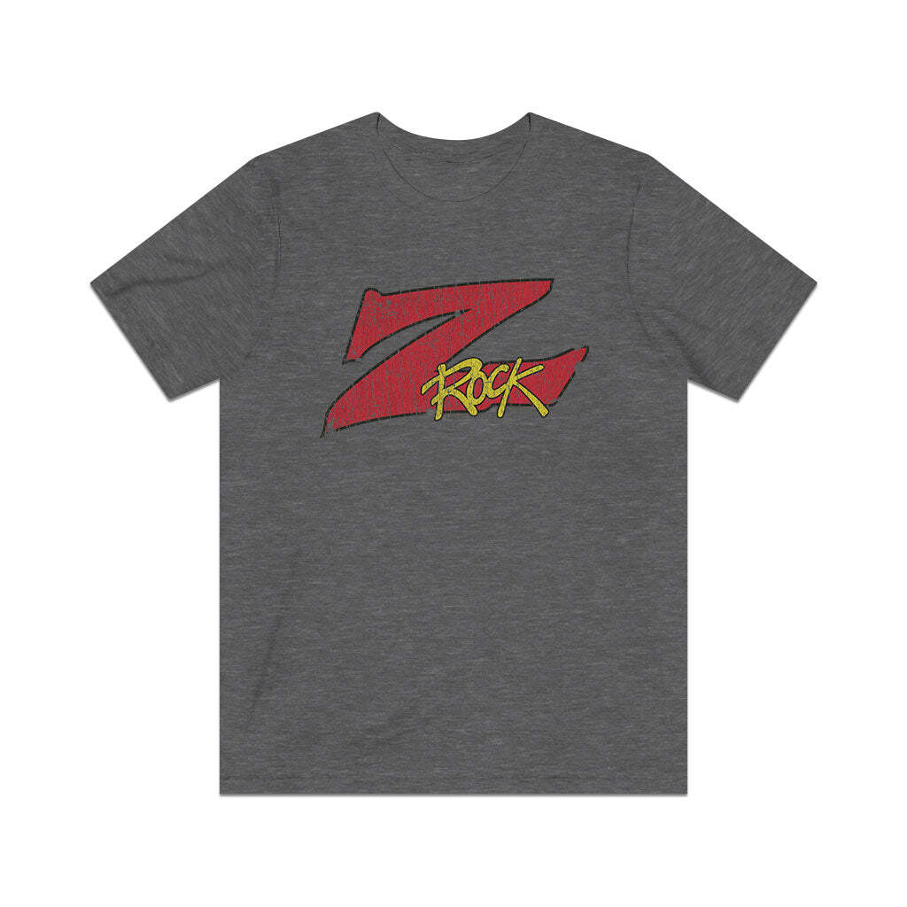 Z Rock Heavy Metal Radio 1986 Vintage Men\'s T-Shirt