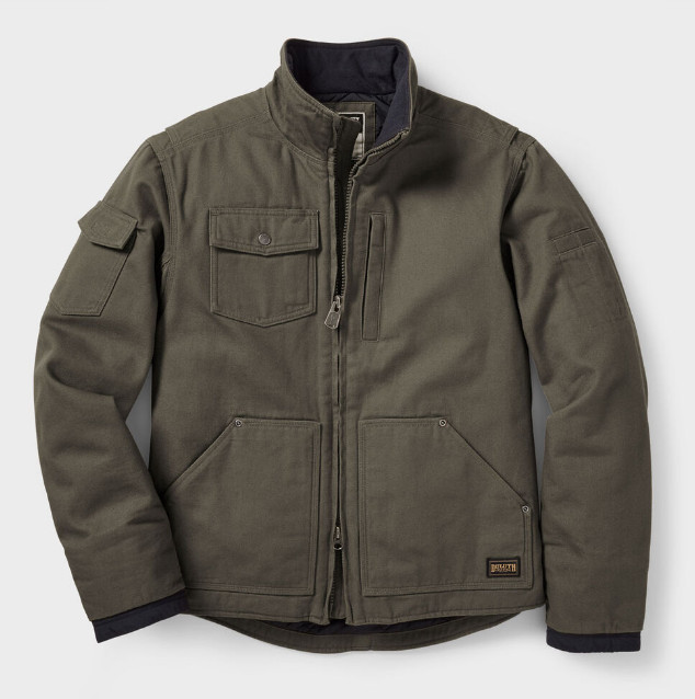 DULUTH Men's Superior Fire Hose Insulated Jacket, Iron Ore NEW