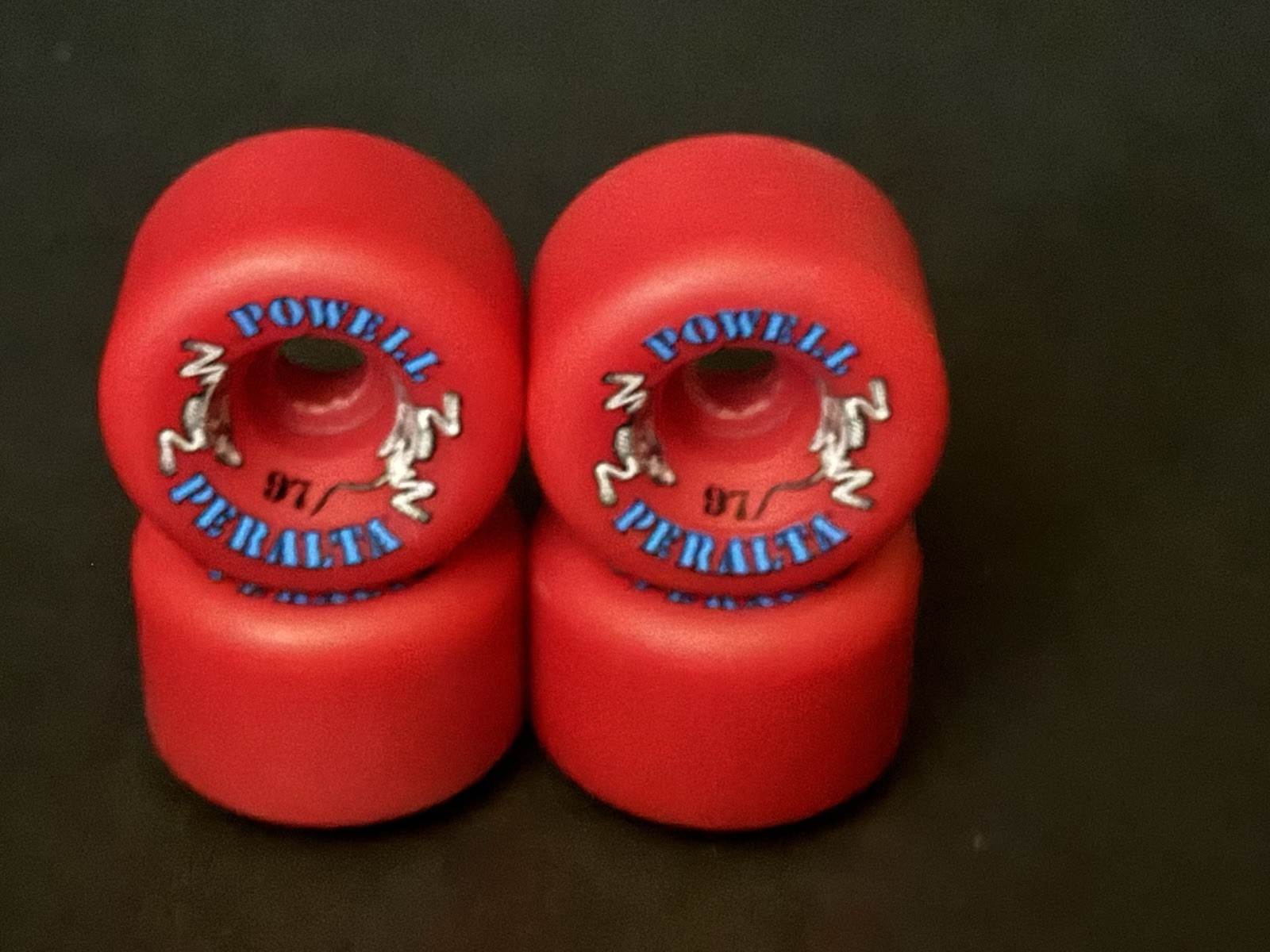 Powell Peralta Two Rats Skateboard Wheels Conical Vintage Rat Bones NOS RARE RED Powell Peralta Two Rats Skateboard Wheels Conical Vintage Rat Bones NOS RARE RED