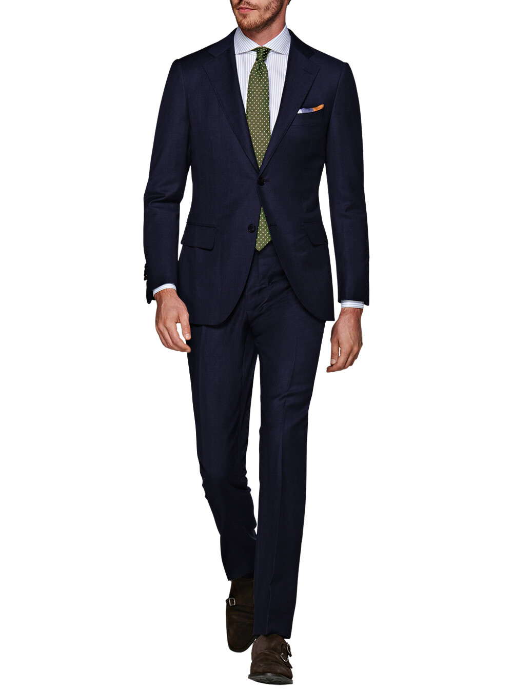 LUCIANO NATAZZI Italian Mens Suit 160S Cashmere Wool 2 Button