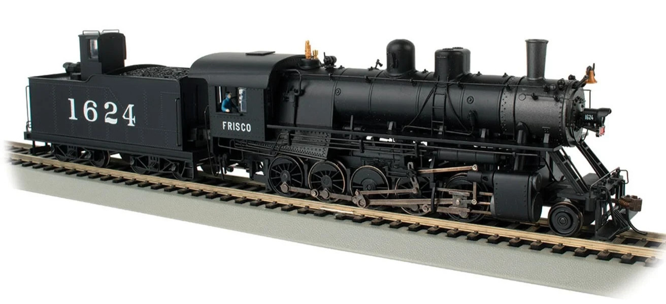 Bachmann 85403 HO Frisco 2-10-0 Decapod Steam Locomotive #1624 with/DCC/WowSound