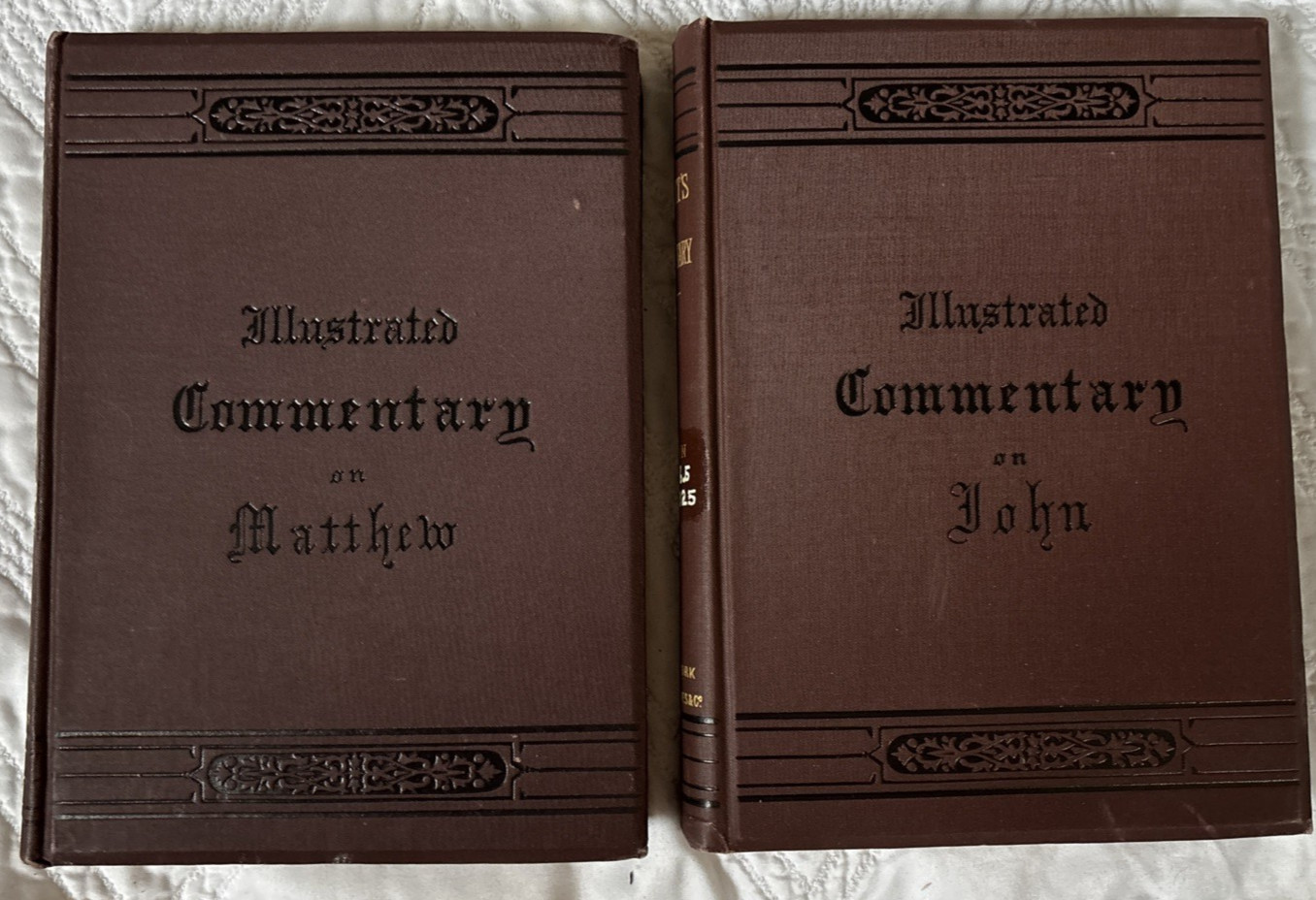 An Illustrated Commentary The Gospel Mathew 1875 & St. John 1888 Lyman Abbott An Illustrated Commentary The Gospel Mathew 1875 & St. John 1888 Lyman Abbott