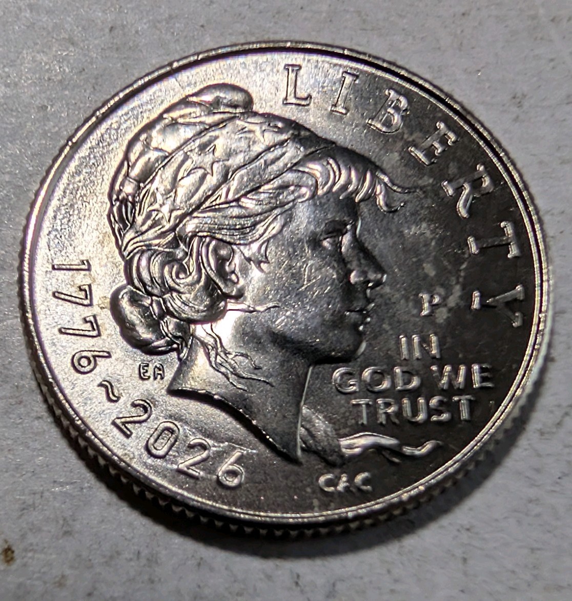 2026 Philly Mint Dime With Die Crack Error Crack Above 2026 2026 Philly Mint Dime With Die Crack Error Crack Above 2026