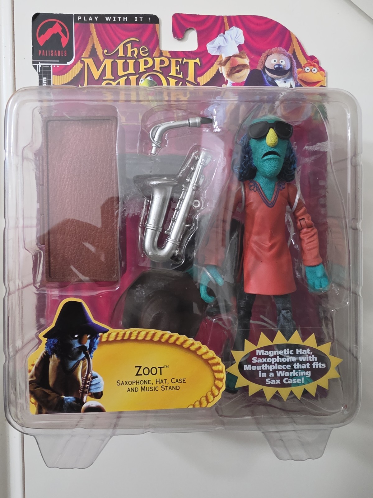 2002 Palisades The Muppet Show Zoot Action Figure Series 3 Saxophone Hat 2002 Palisades The Muppet Show Zoot Action Figure Series 3 Saxophone Hat