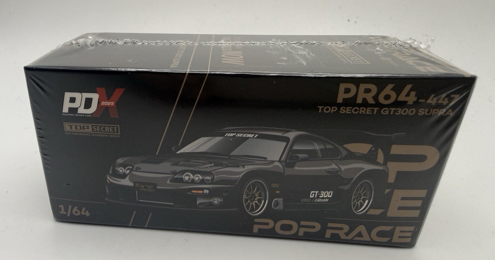 1:64 Pop Race Toyota GT300 Supra Top Secret Philippine Diecast Expo PDX 2025 1:64 Pop Race Toyota GT300 Supra Top Secret Philippine Diecast Expo PDX 2025