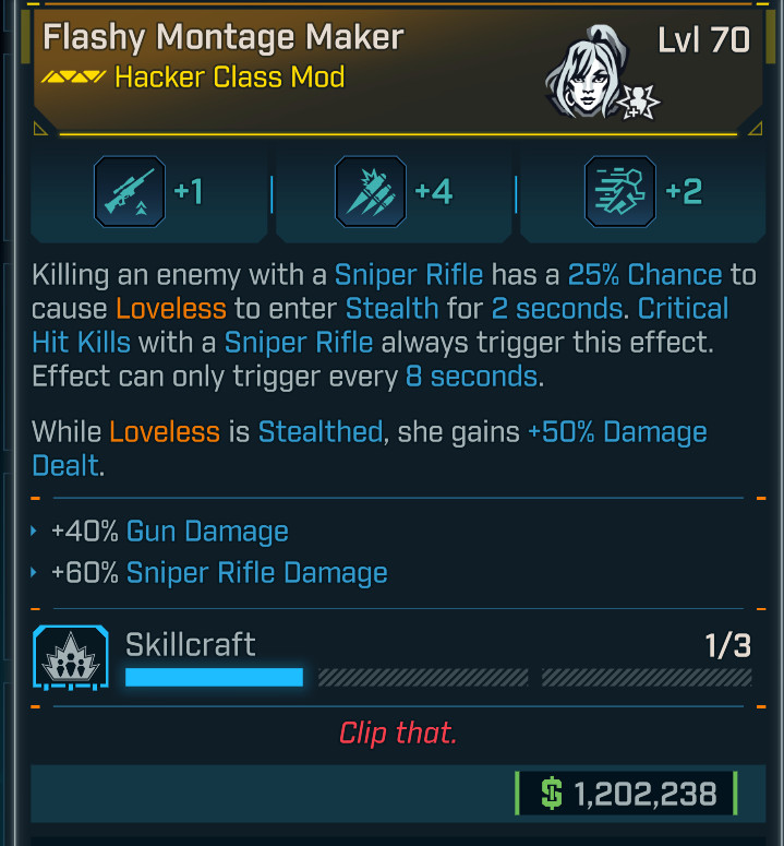 Borderlands 4⭐FLASHY MONTAGE MAKER CLASS MOD⭐LOVELESS⭐GUN DAMAGE