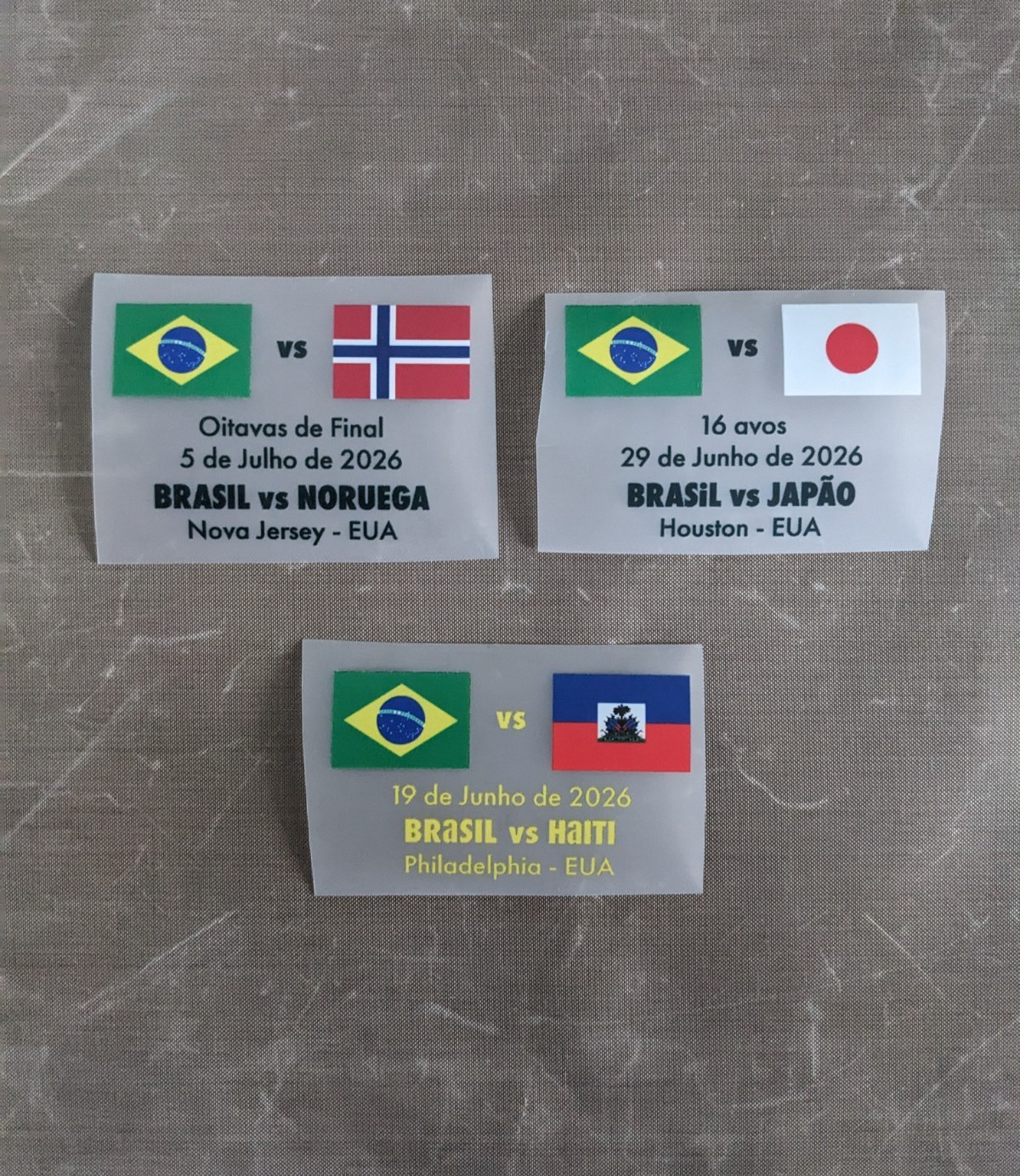 BRAZIL Patch Badge MDT Detail World Cup 2026 Norway Japan Haiti BRAZIL Patch Badge MDT Detail World Cup 2026 Norway Japan Haiti