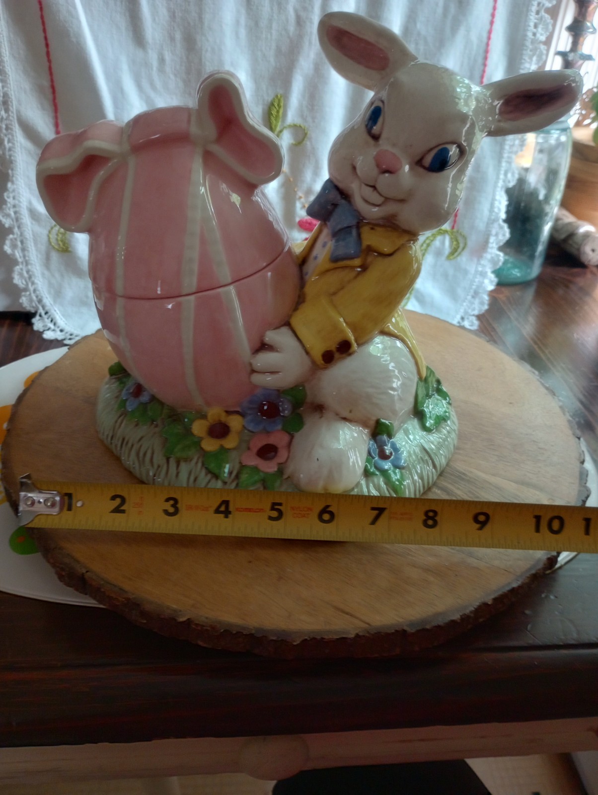 Vintage Bunny Rabbit Cookie Jar By Sittre Ceramic Productions 1978 Collectible Vintage Bunny Rabbit Cookie Jar By Sittre Ceramic Productions 1978 Collectible