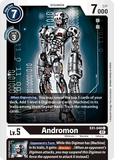 Andromon EX1-048 C Classic Collection Digimon TCG