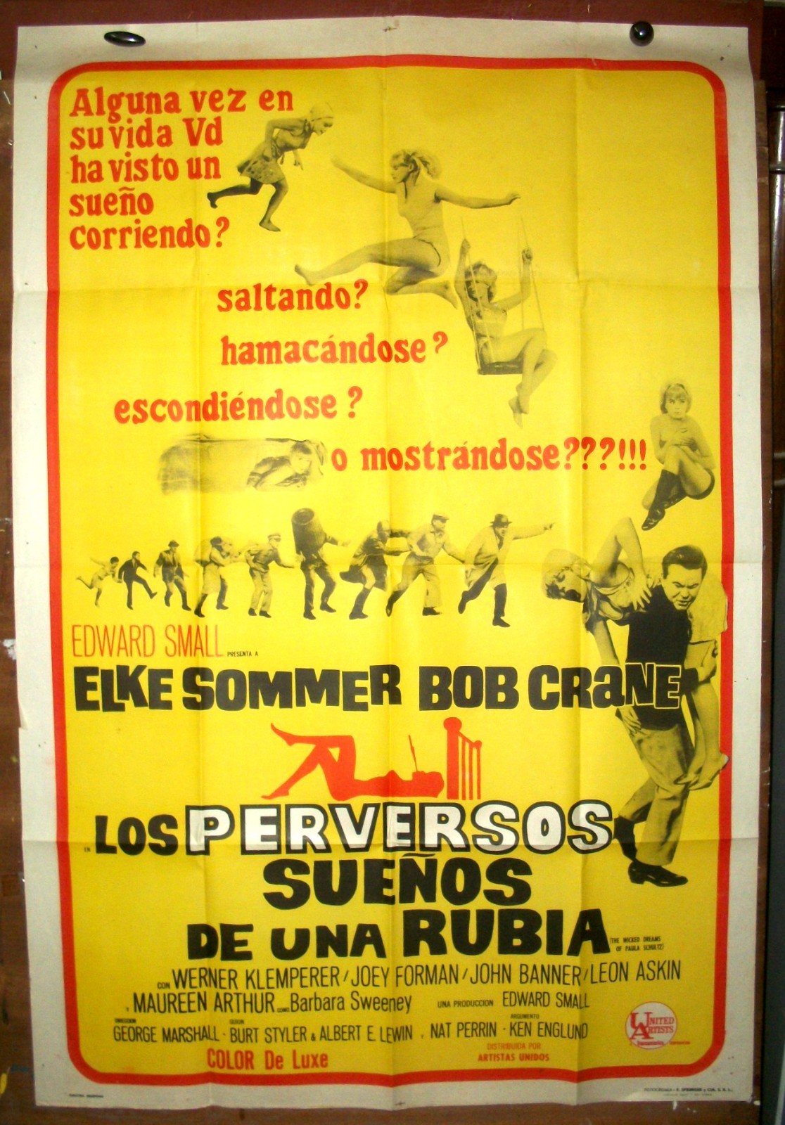ELKE SOMMER  orig1SH movie poster 1968 THE WICKED DREAMS OF PAULA SCHULTZ 