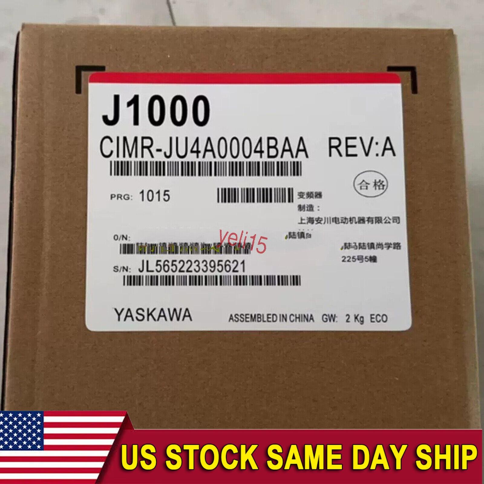 US FREE TAX 1PC Yaskawa CIMR-JU4A0004BAA Frequency US FREE TAX 1PC Yaskawa CIMR-JU4A0004BAA Frequency