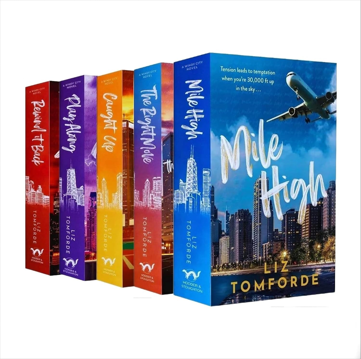 Windy City Series 5 bookset Play Along Caught Up Right Move Mile High Rewind it