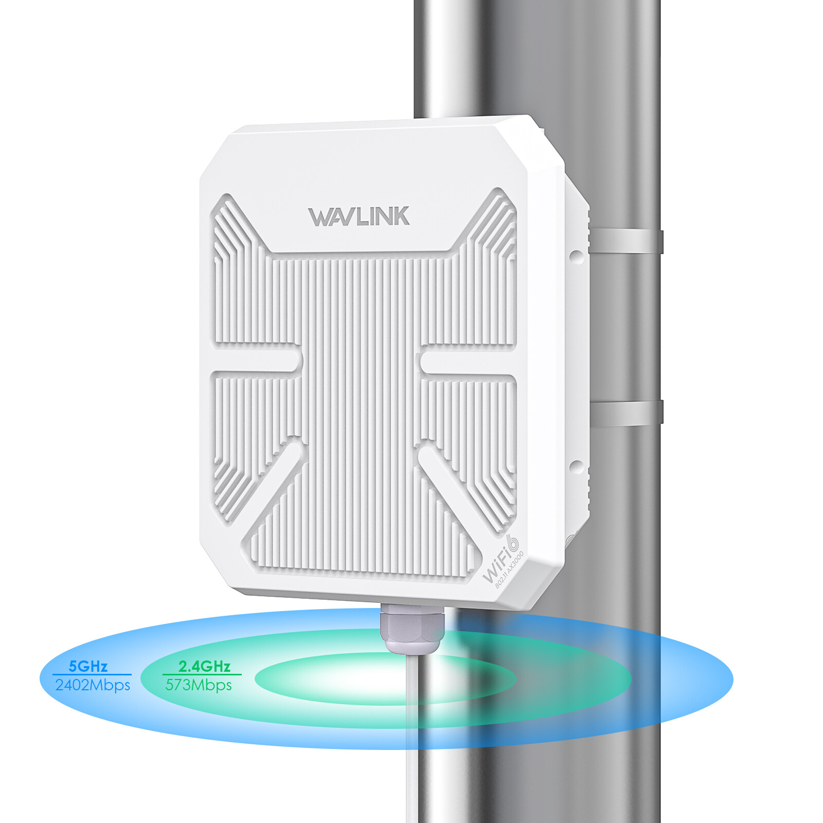 WAVLINK AX3000 Outdoor WiFi 6 Extender Long Wi-Fi 6 Router AX1800 Repeater AP