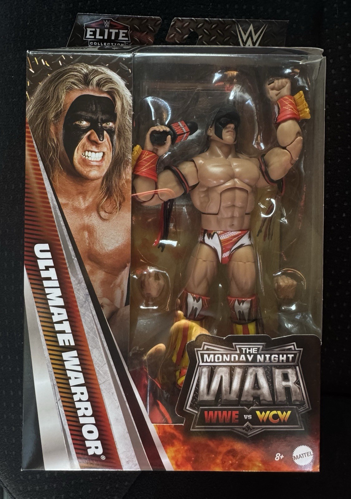 Ultimate Warrior WWE Monday Night War Elite series 12 WWF Raw WCW BAF ROCKABILLY