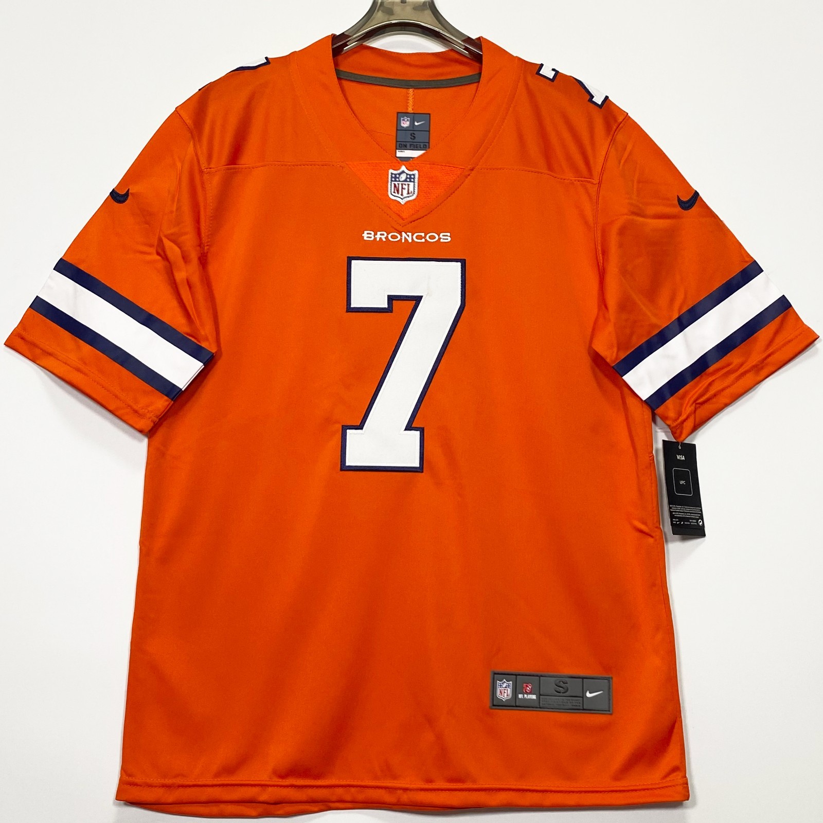 John Elway #7 Denver Broncos Stitched Football Jersey Orange S-4XL