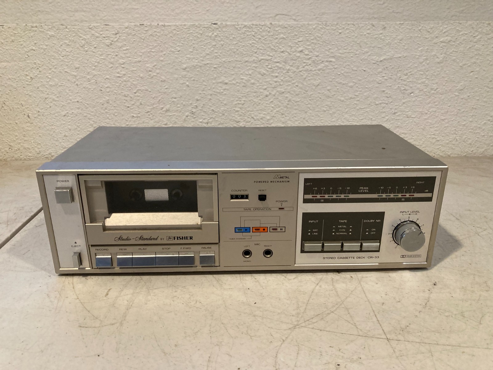 Fisher Studio Standard Stereo Cassette Deck CR-33