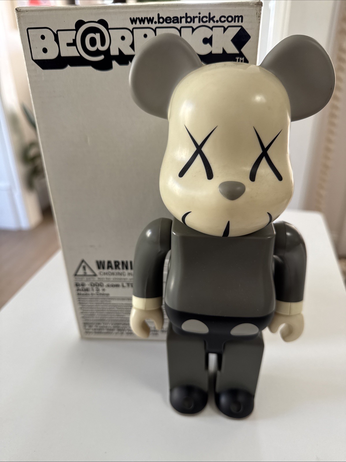 KAWS BEARBRICK - 400% - 2002 - In Box - RARE - MEDICOM TOY KAWS BEARBRICK - 400% - 2002 - In Box - RARE - MEDICOM TOY