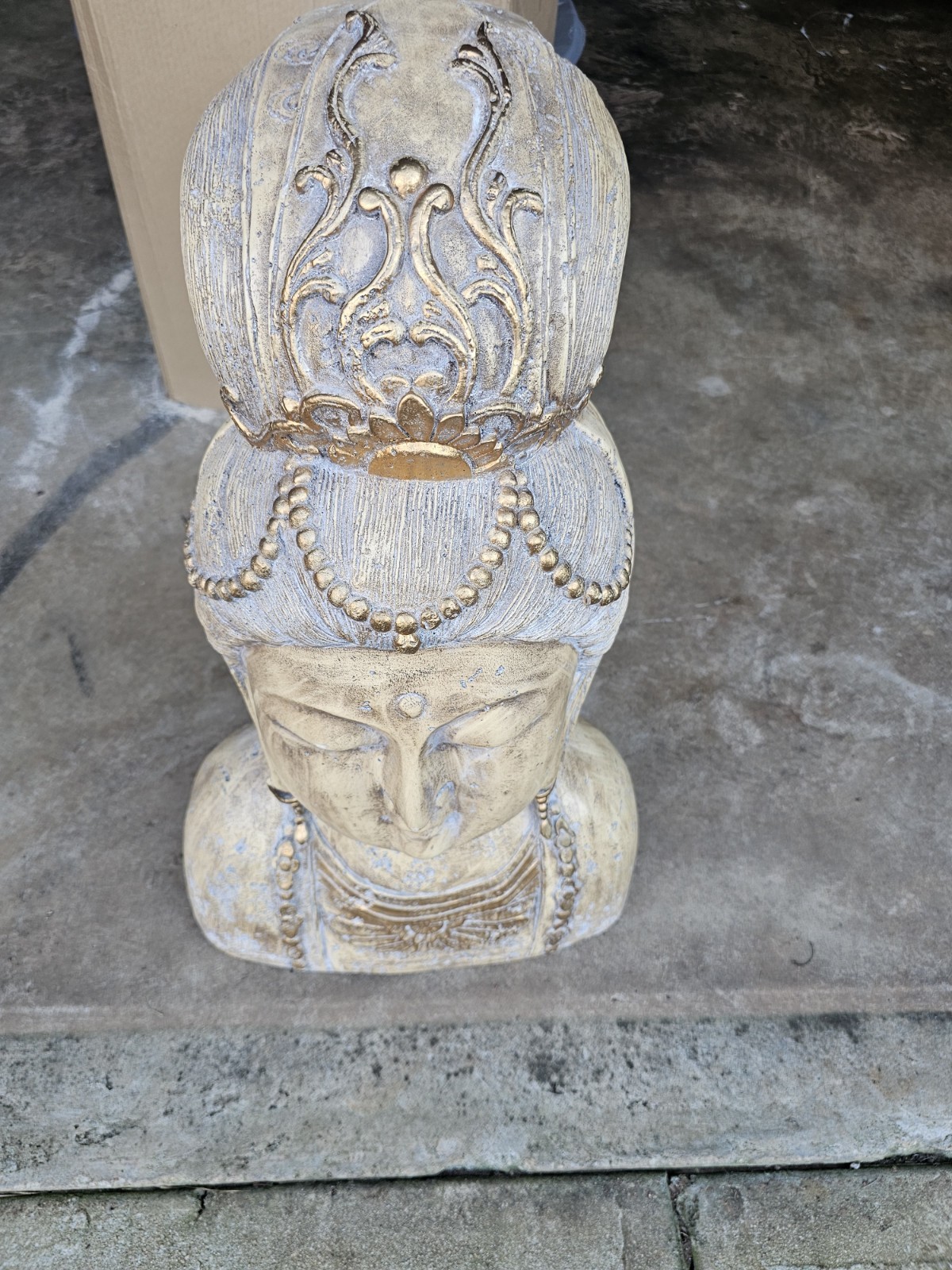 Monumental Antique Chinese Guan Yin Buddha - 30\' High
