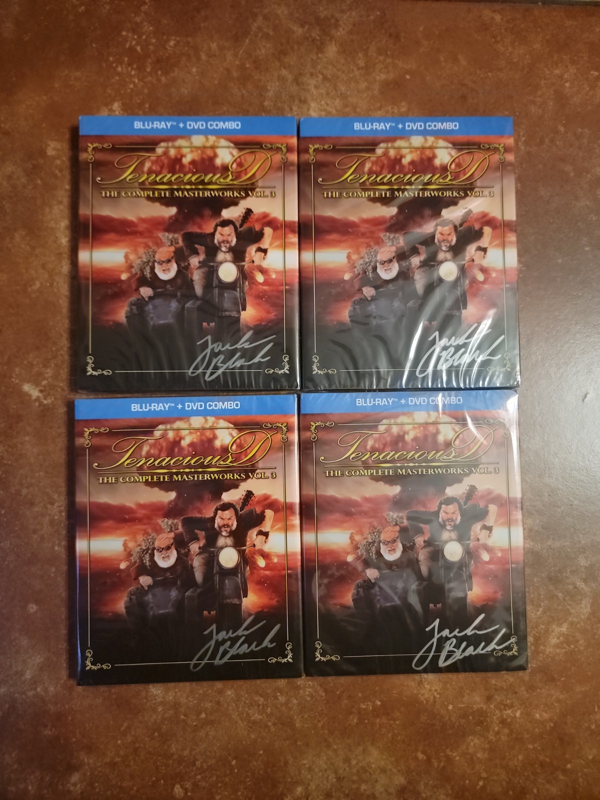 Tenacious D: Complete Masterworks Vol. 3 SIGNED JACK BLACK - Blu-ray + DVD
