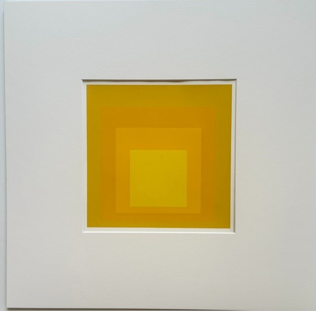 Josef Albers Homage to the Square Original Screenprint 1967
