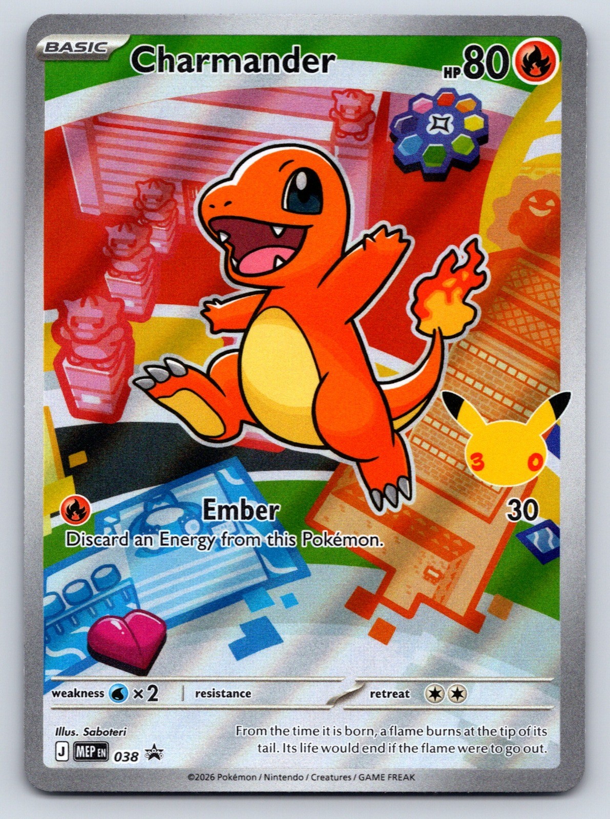 Charmander Promo ME: Mega Evolution Promo 038 NM Charmander Promo ME: Mega Evolution Promo 038 NM