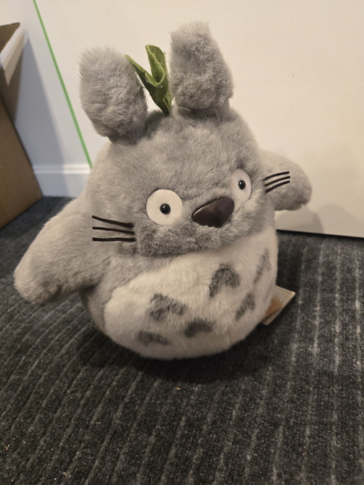 Sun Arrow Studio Ghibli My Neighbor Totoro Plush with Leaf - New with Tags