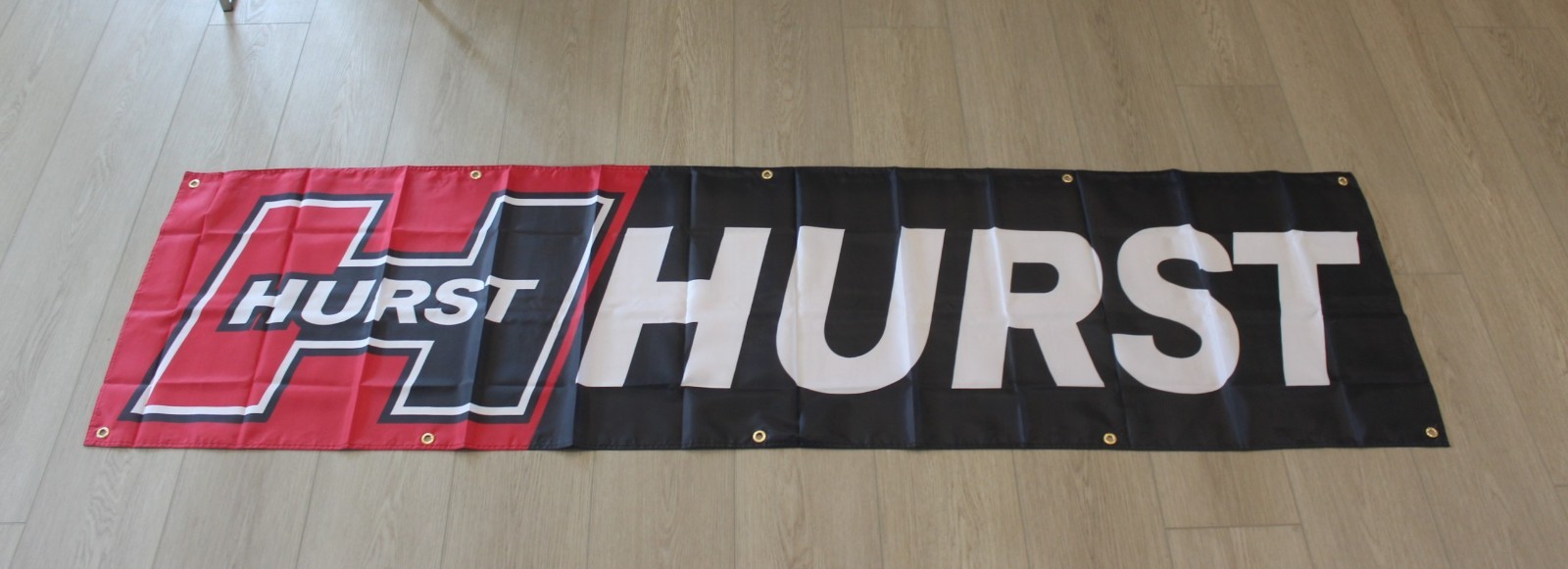 Hurst Performance Racing Banner Flag Big 2x8 ft Garage Auto Parts Shop Mechanic