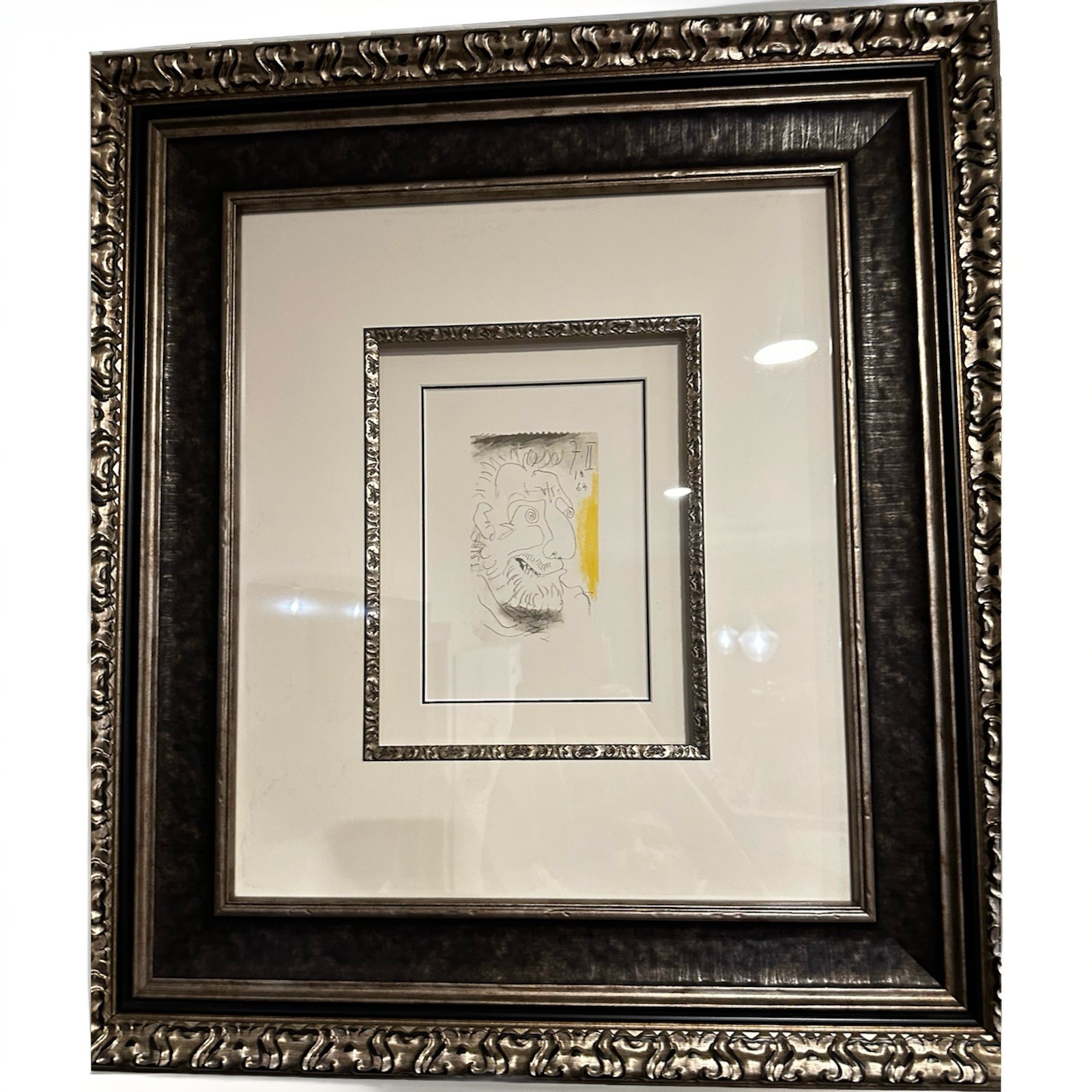 PICASSO PABLO (AFTER) le Gout Du Bonheur #35 1970 Unsigned Litho Reproduction