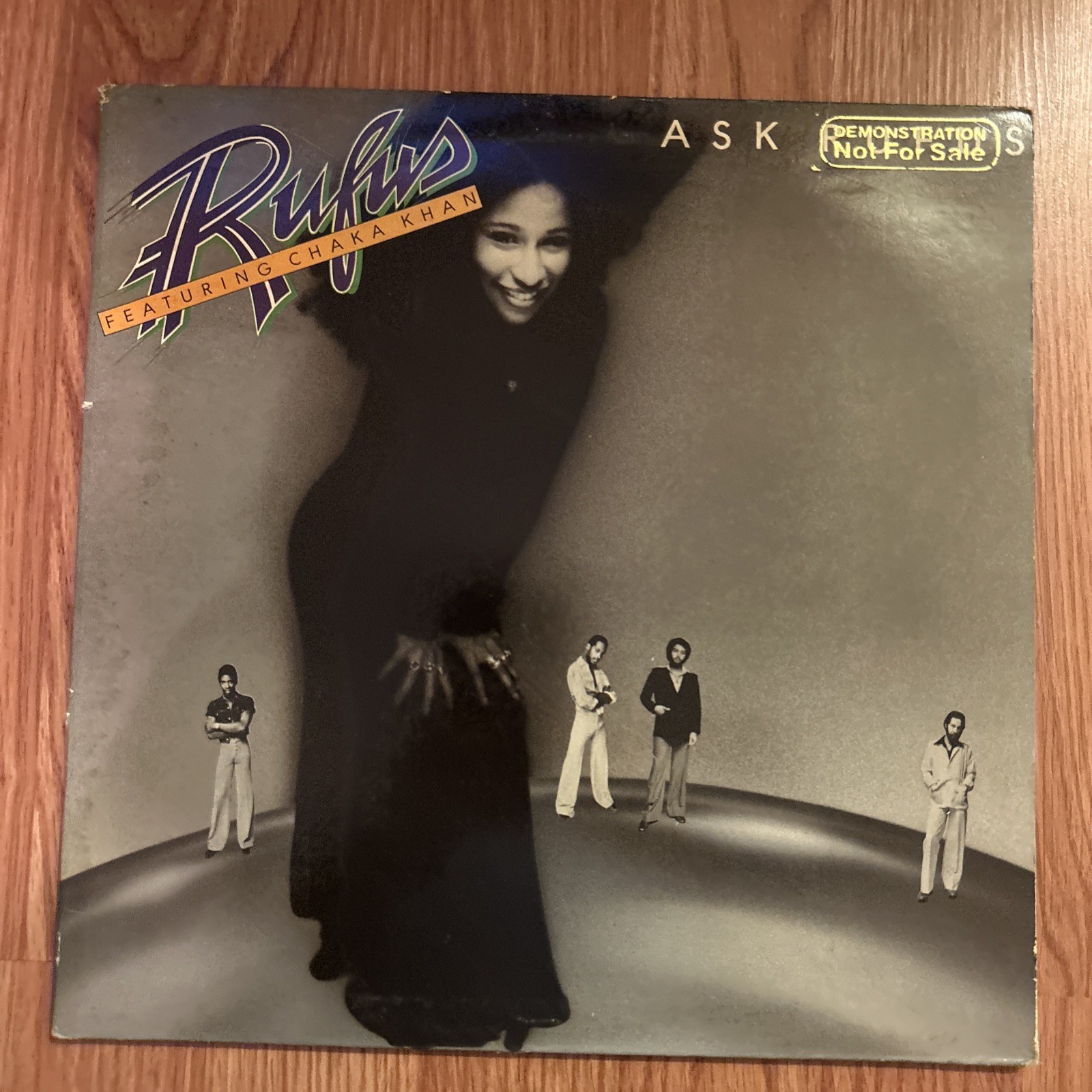 Rufus Featuring Chaka Khan- Ask Rufus Vinyl Lp 1977 Original Pressing Demo Copy